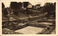 CPA Neris les Bains Allier Piscines romaines