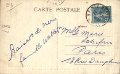 CPA Neris les Bains Allier Allee du Parc
