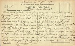 CPA Moulins Entrance of the Street has Allier