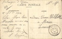 CPA Moulins Jacuemart Street of Clock