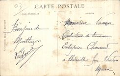 CPA Casernes Richemond Nouvelles barracks has Montlucon 121eme regiment of Militaria line