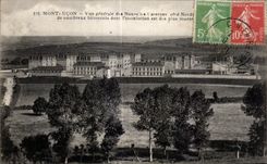 CPA Montlucon View of the new Militaria barracks