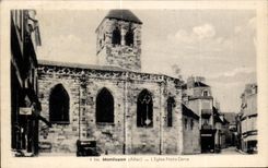 CPA Montlucon Allier l Eglise Notre Dame