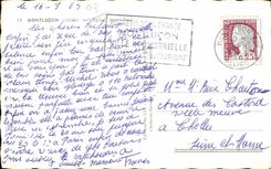 CPA Montlucon Combines Surroundings of Montlucon Le Castle of Passet