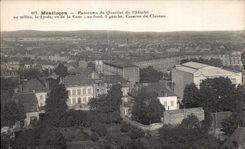 CPA Montlucon Panorama du Quartier du Chatelet