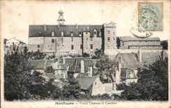 CPA Montlucon Old Castle and Barracks