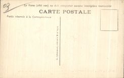 CPA the Montlucon Old man at the XVIII century