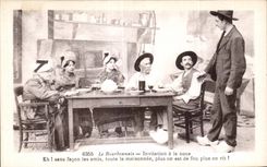 CPA Le Bourbonnais Invitation a la noce Folklore Costume 