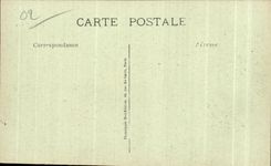 CPA France reconqulse Chauny Aisne a street after the futle of the Barbarians