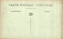 CPA Chauny in Ruins Vestiges of the Militaria Theater