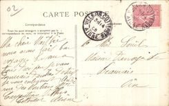 CPA forest of Villers Cotterets the Turret