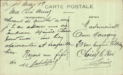 CPA the Great War 1914 18 Soissons bombards the Bridge of the English