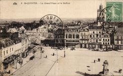 St Quentin de CPA que el grande coloca y el bettroi