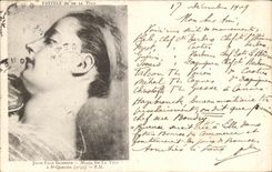 Museo desconocido de la chica joven de CPA del St Quentin de la torre