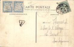 Monumento del Saint Quentin de CPA de la relevacion baja 1557 del devviere