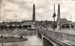 CPA santo Quentin Aisne vista del paso superior