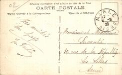 CPA Laon (Aisne) Gate of Soissons and the leaning Tower