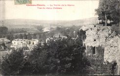 CPA Thierry Castle the Valley of the Marne seen of the old Castle