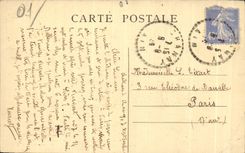 CPA Castle of Quinsonnas Le garden and the terrace