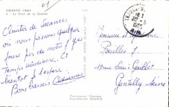 CPA Chanay Ain Le Bridge of Dorche