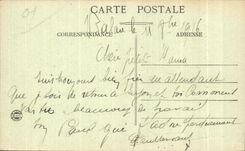 CPA Camp of Valbonne Ain the Militaria Tents