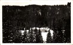 CPA the white Road Paris Geneva Summer camp of Vattay close to the Sickle