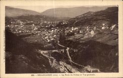 CPA Bellegarde Ain the Loss of the Rhone and View