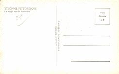 CPA Vivonne Pitttoresque the Beach seen of Fontrable