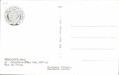 CPA Perouges Ain Hotel trade Street of the Prince