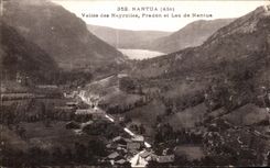 CPA Nantua Ain Valley of Neyrolles Pradon and Lac of Nantua