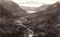 CPA Nantua Valley of Neyrolles Pradon and Lac of Nantua