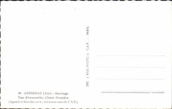 CPA Genissiat Ain Stopping Seen together Fall oucine