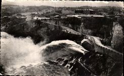 CPA Dam Genissiat Ain