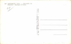 CPA Genissiat Ain Together of the Building site Stopping and Factory