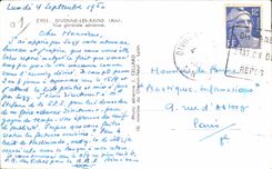 CPA Divenne les Bains Ain Vue generale aerienne