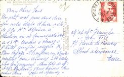 CPA Borough in Bresse Ain Street Alphonse Baudin