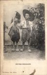 CPA Jeunes Bressans Bourg Folklore Costume Enfants