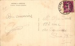 CPA Borough in Bresse Which occurred Alsace Lorraine