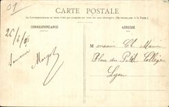 CPA vistos del ARS del presbiterio y de la iglesia (Ain)