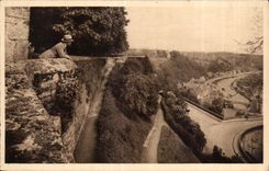 CPA Dinan the Valley of the Rancid sight of the English Garden