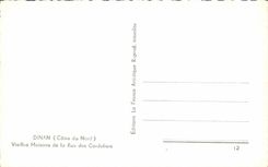 CPSM Dinan (Dimensions of North) Hurdy-gurdies Let us brace Street of Cordeliers