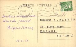 CPA Dinan Panorama of the city taken of the road of lanvallay