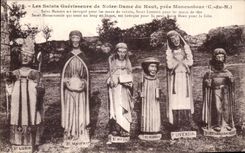 CPA Les SaintsGuerisseurs de Notre Dame du Haut pres Moncontour Saint Mamert est invoque pour les maux de ventre Saint l