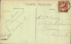 CPA Tregastel Entrance of the Large Pit