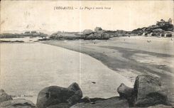 CPA Tregastel Le Plage a maree basse