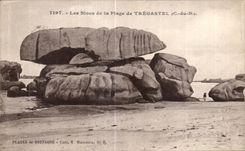 CPA Blocks of the Beach of Tregastel