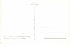 CPA Surroundings of Dinan Ruins of the Castle of Garaye