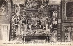 CPA Rennes Palais de Justice Grande Chambre du Parlemene der Brehagne Tapisserie des Gobellux