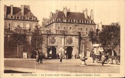 CPA Saint Malo La porte saint Vincent Saint Vincent Gate