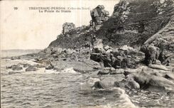 CPA Trestraou Perros the Point of the Devil